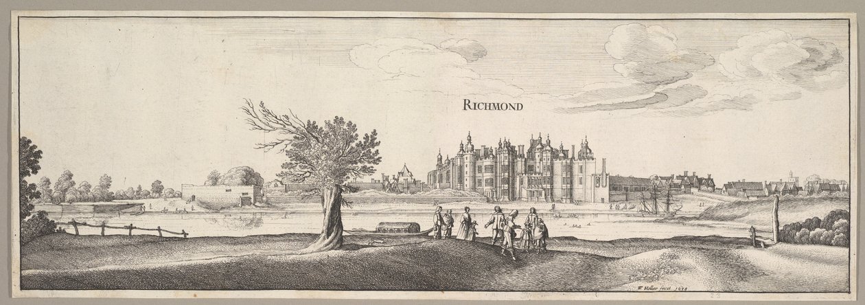 Richmondský palác, 1638. od Wenceslaus Hollar