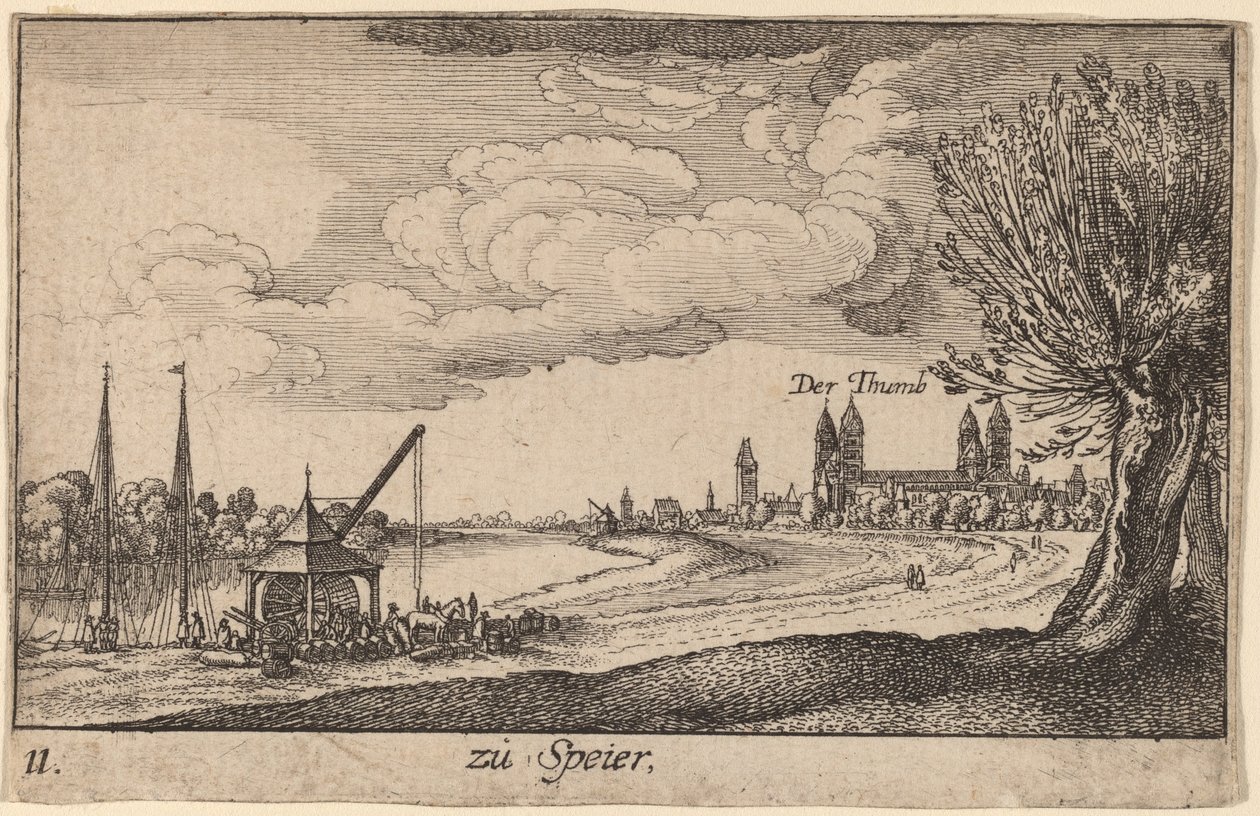 Speyer od Wenceslaus Hollar