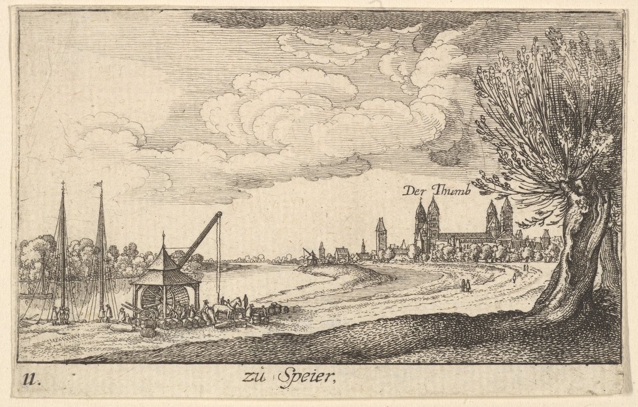 Špýr, 1635. od Wenceslaus Hollar