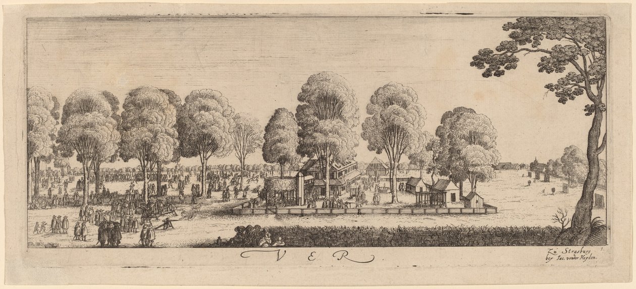 Jaro: Střelnice od Wenceslaus Hollar