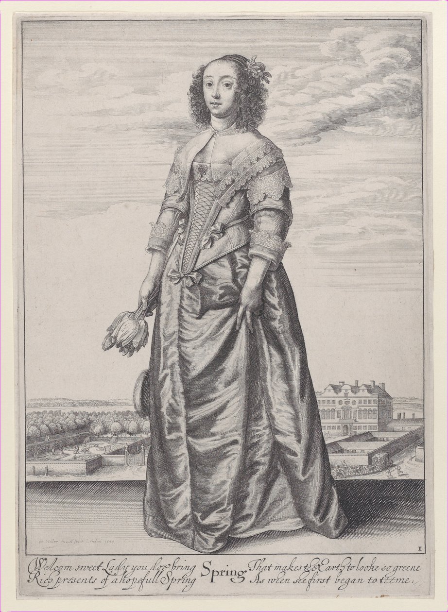 Jaro, z Ročních období, 1643-44., 1643-44. od Wenceslaus Hollar