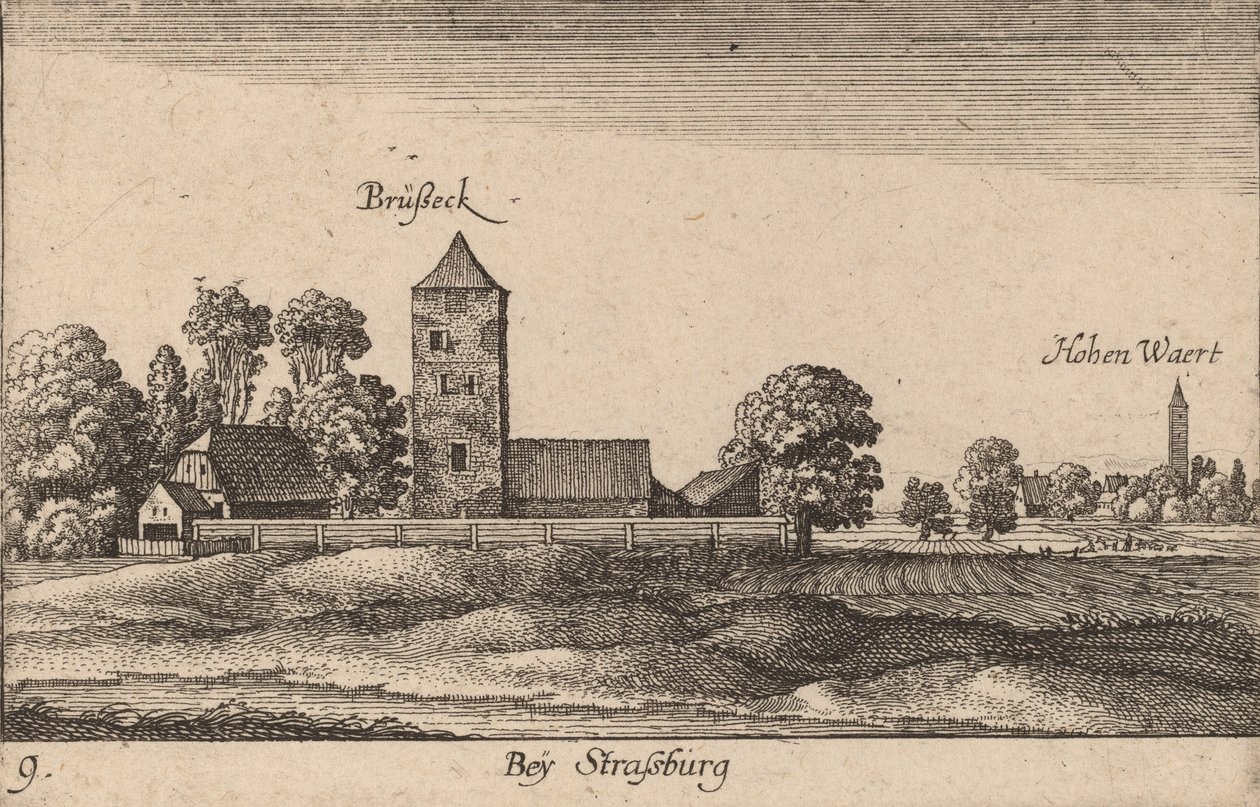 Štrasburk, 1635. od Wenceslaus Hollar