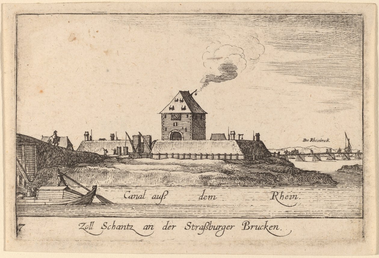Štrasburk: Mýtný dům od Wenceslaus Hollar