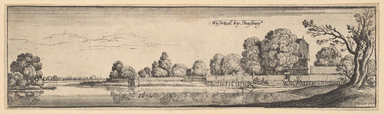 Štrasburk: Mýtný dům, 1625-77. od Wenceslaus Hollar