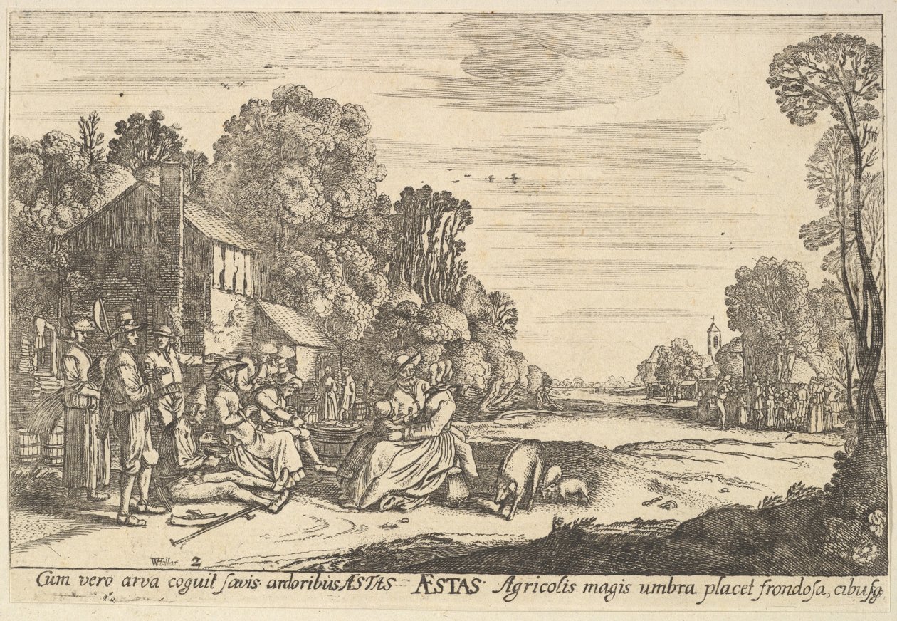 Léto, 1629. od Wenceslaus Hollar