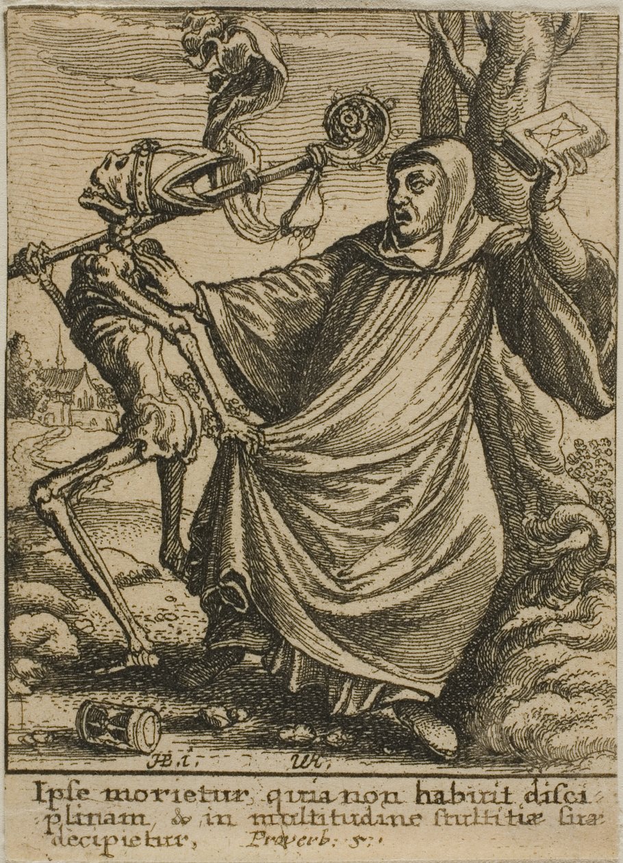Abbott a smrt od Wenceslaus Hollar