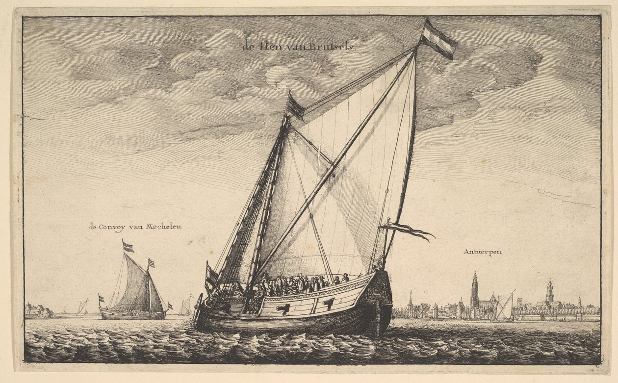 Bruselský paket, 1625-77. od Wenceslaus Hollar