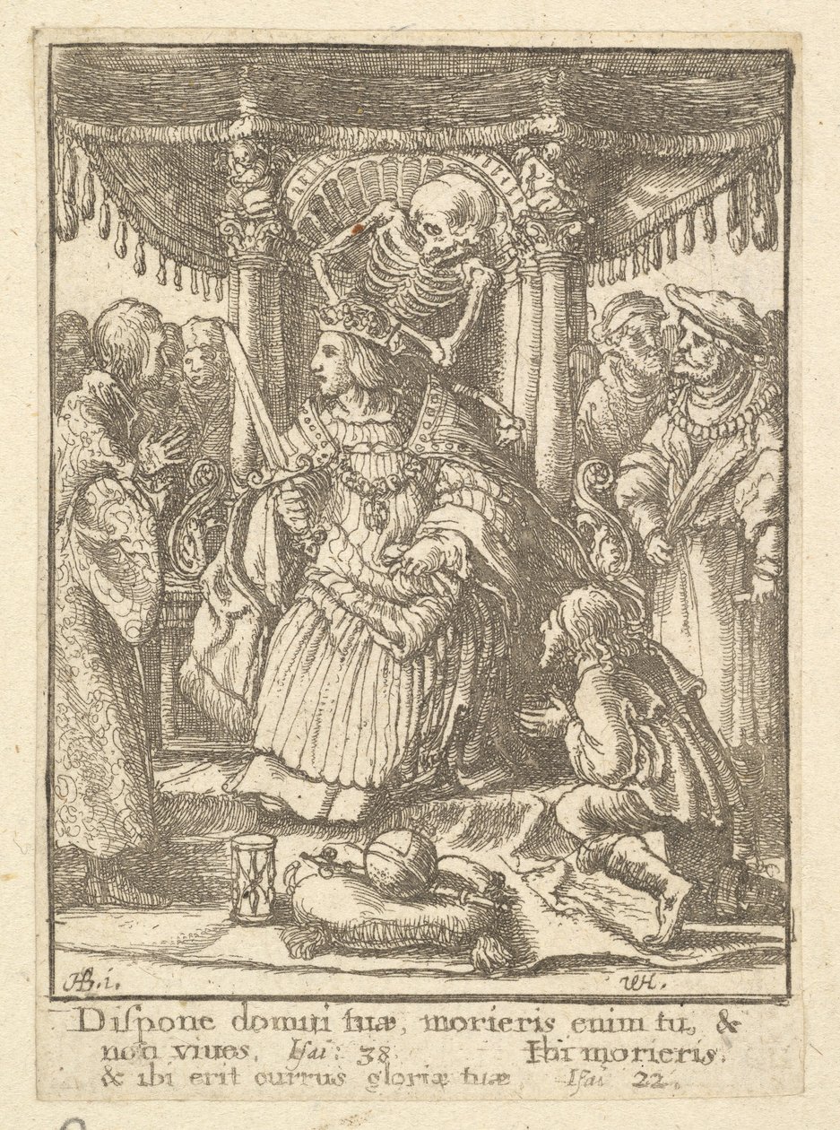 Císař z tance smrti, 1651. od Wenceslaus Hollar