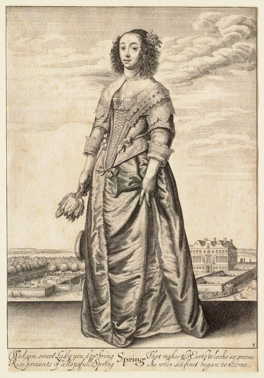 Čtyři roční období: Jaro od Wenceslaus Hollar