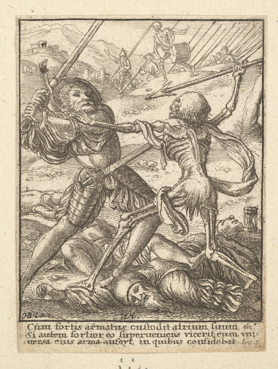 Rytíř z tance smrti, 1651. od Wenceslaus Hollar