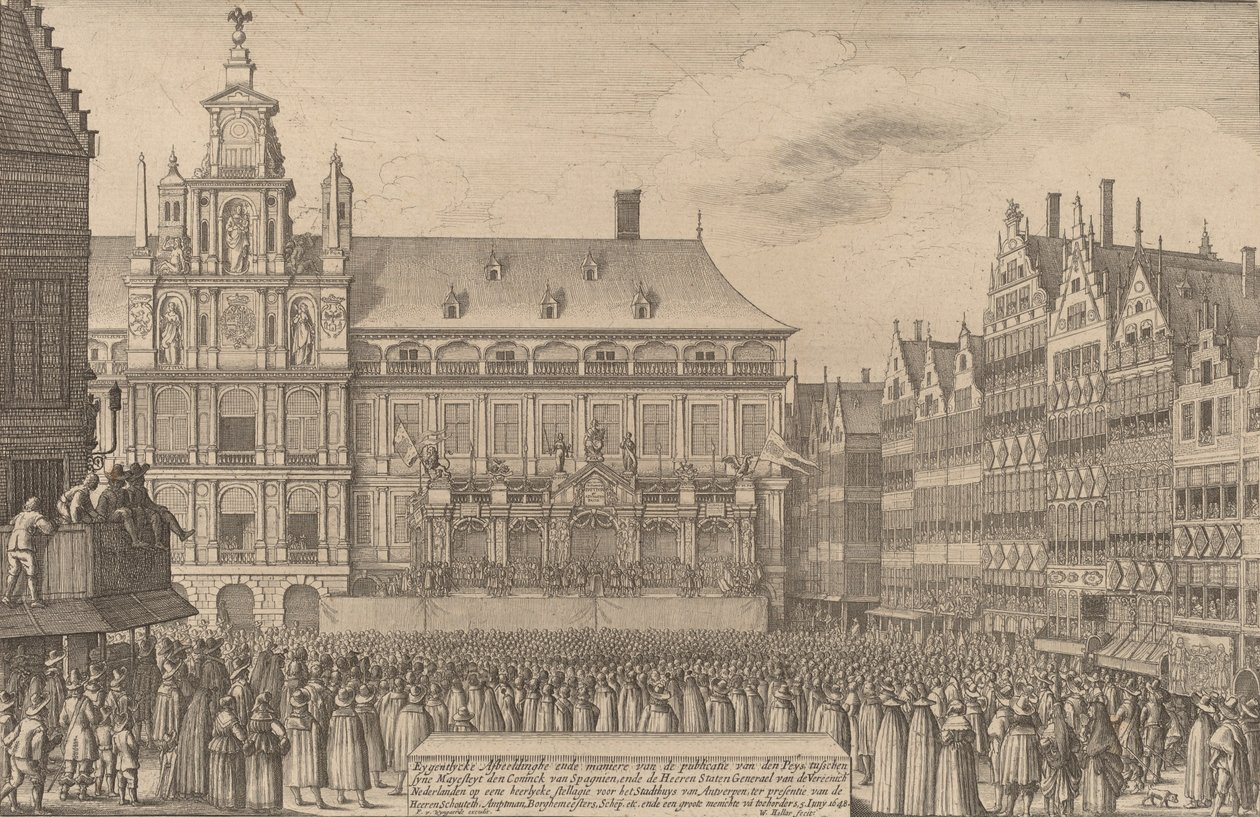 Münsterský mír, 1641. od Wenceslaus Hollar