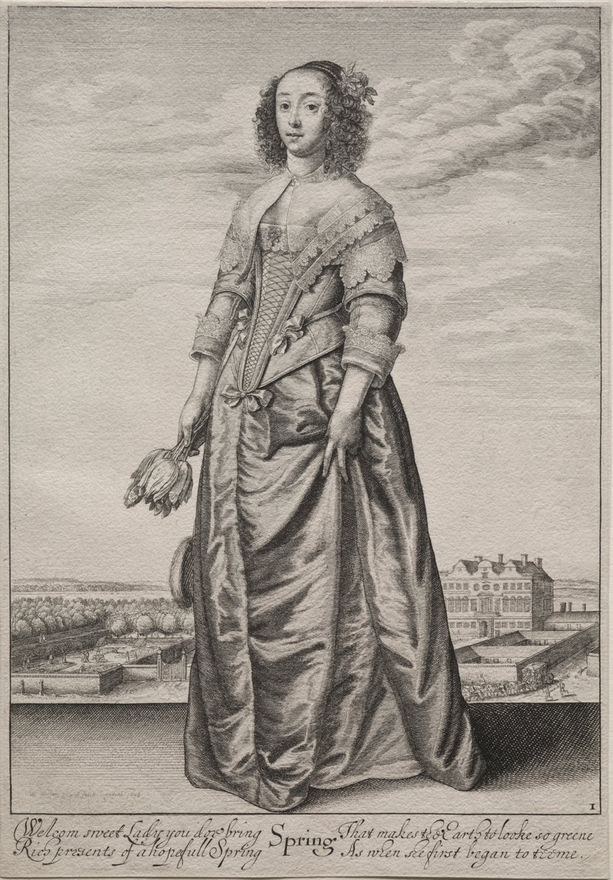 Roční období: Jaro od Wenceslaus Hollar