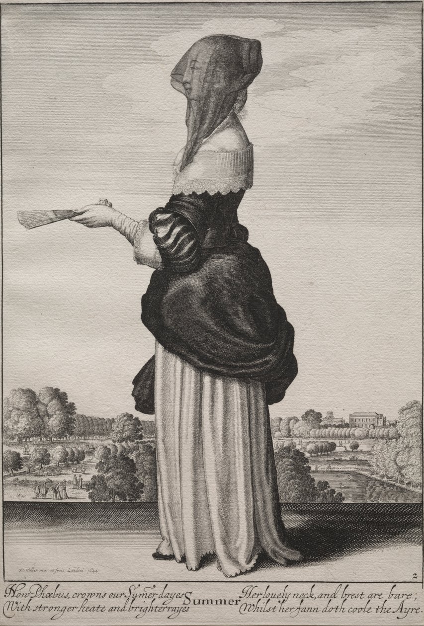 Roční období: Léto od Wenceslaus Hollar