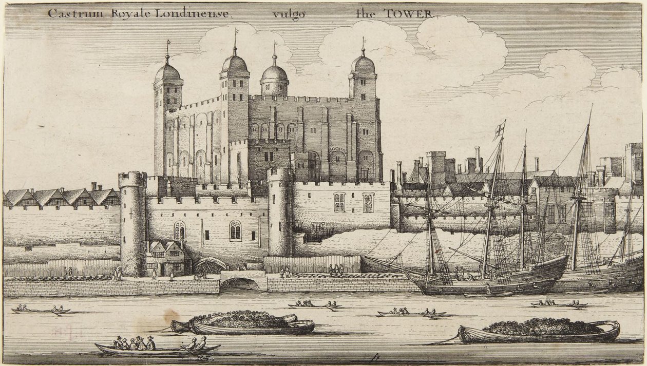Londýnský Tower od Wenceslaus Hollar