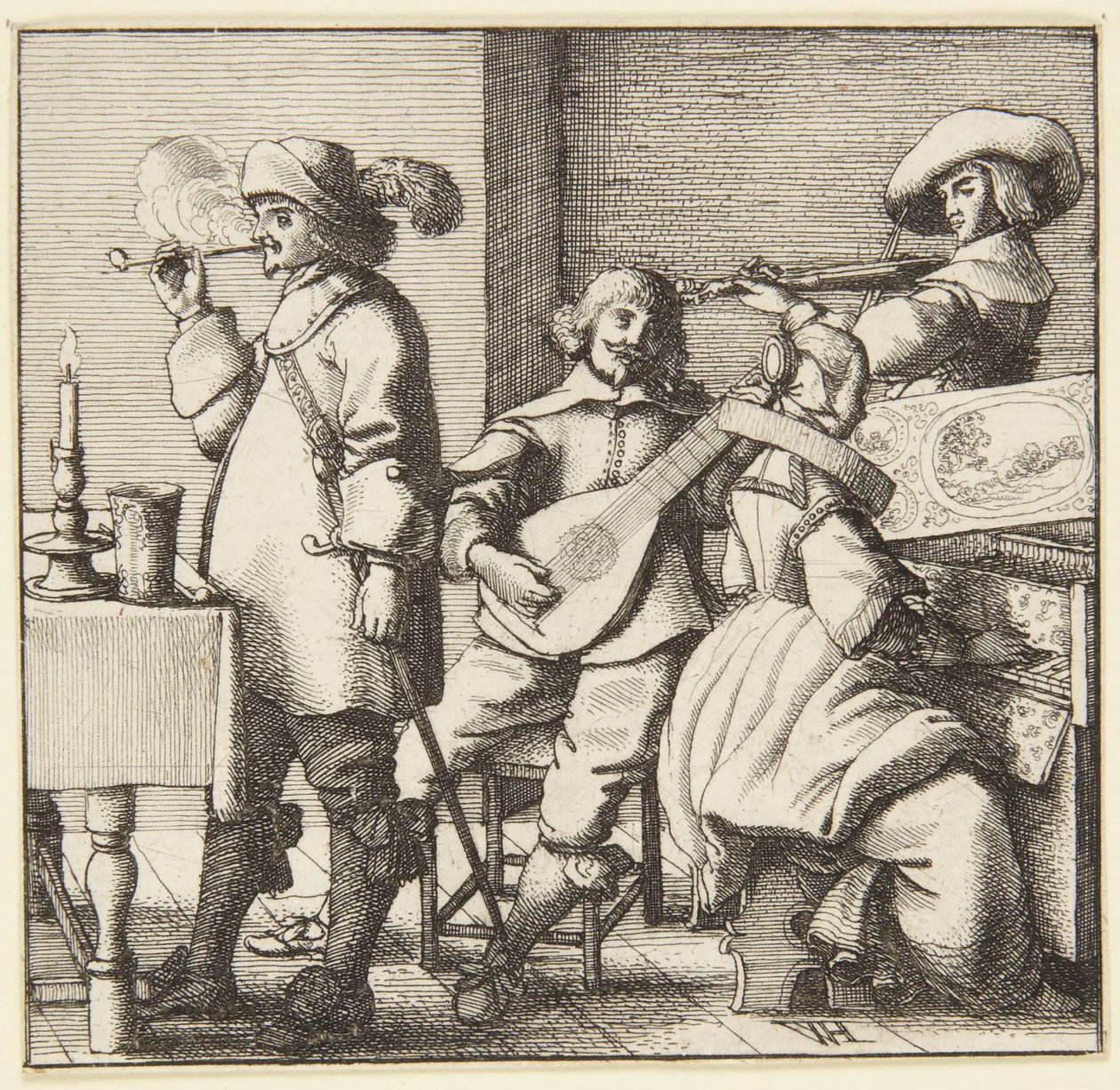 Trio od Wenceslaus Hollar