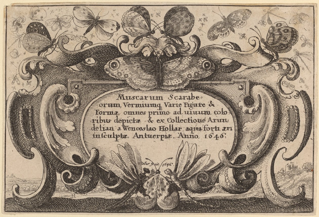 Titulní strana od Wenceslaus Hollar
