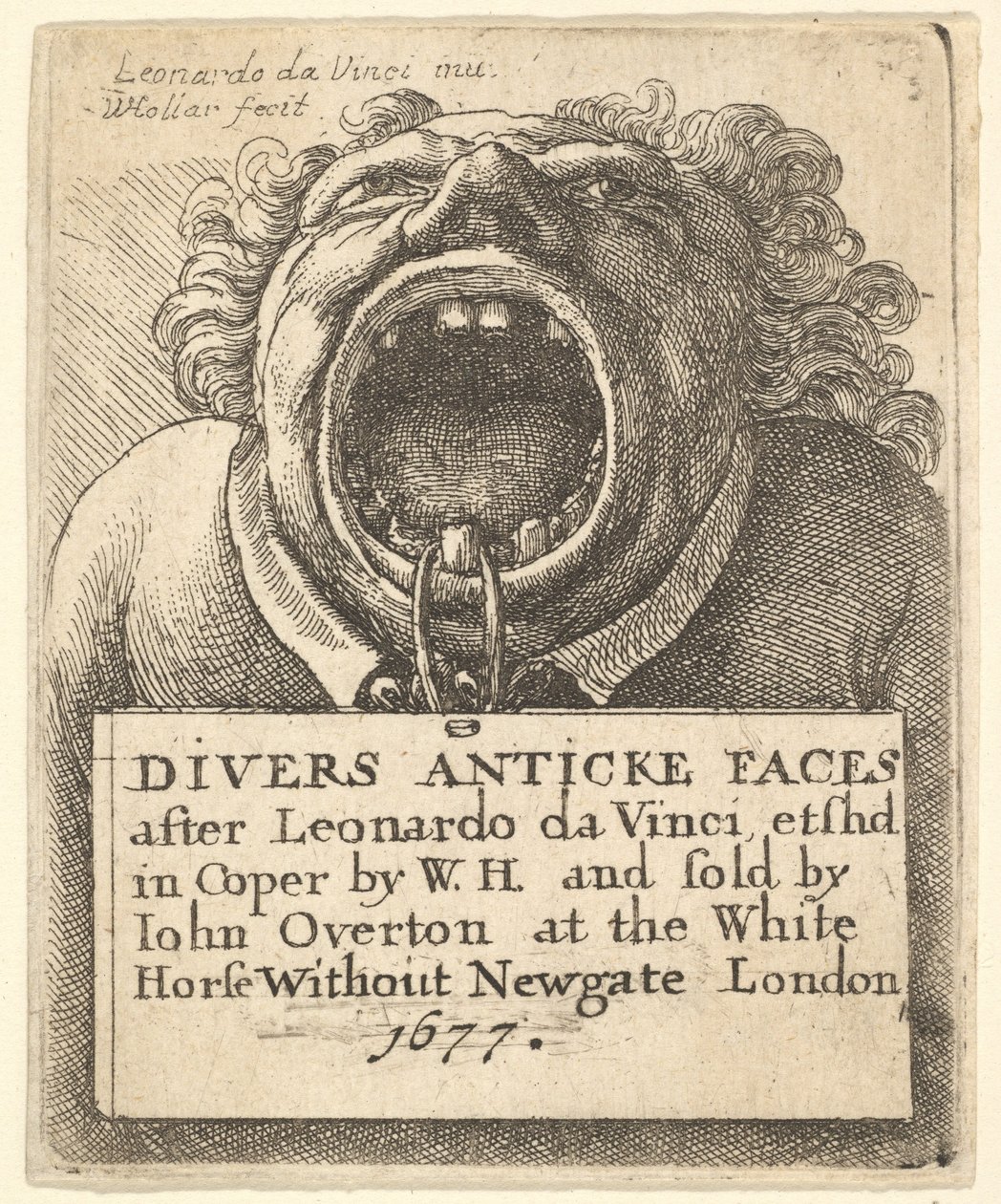 Titulní strana, Divers Anticke Faces, 1677. od Wenceslaus Hollar