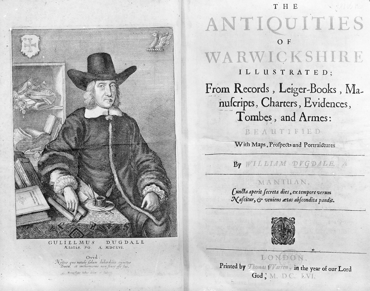 Titulní strana a Frontispiece k 