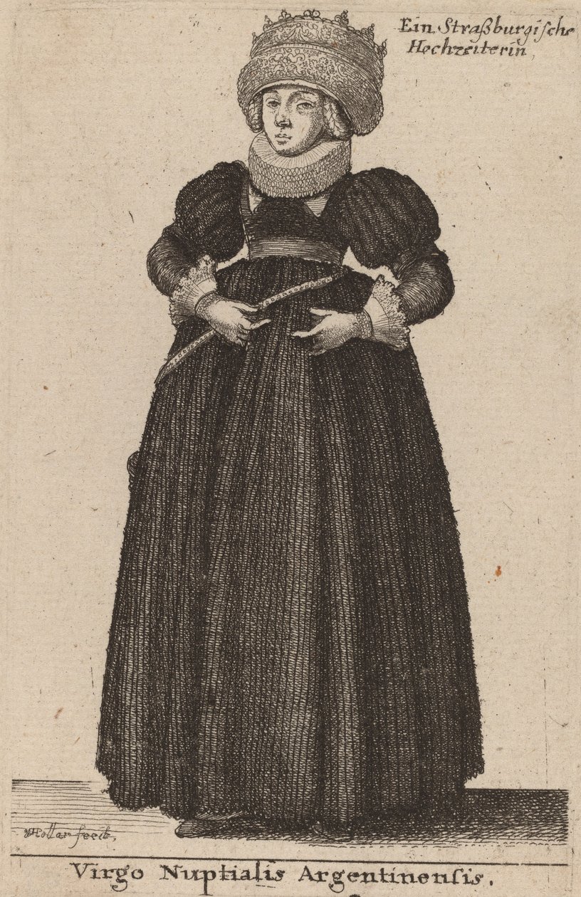 Svatba argentinské panny od Wenceslaus Hollar