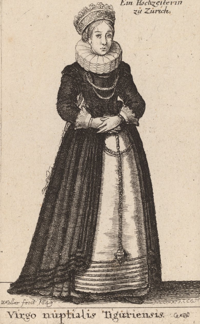 Svatba panny z Tiguriana, 1649 od Wenceslaus Hollar