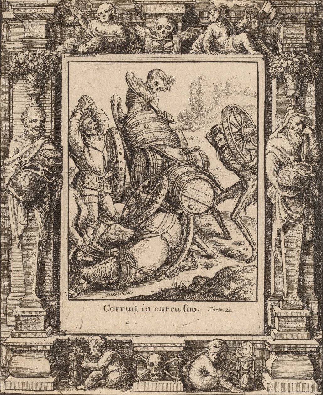 Waggoner, 1651. od Wenceslaus Hollar
