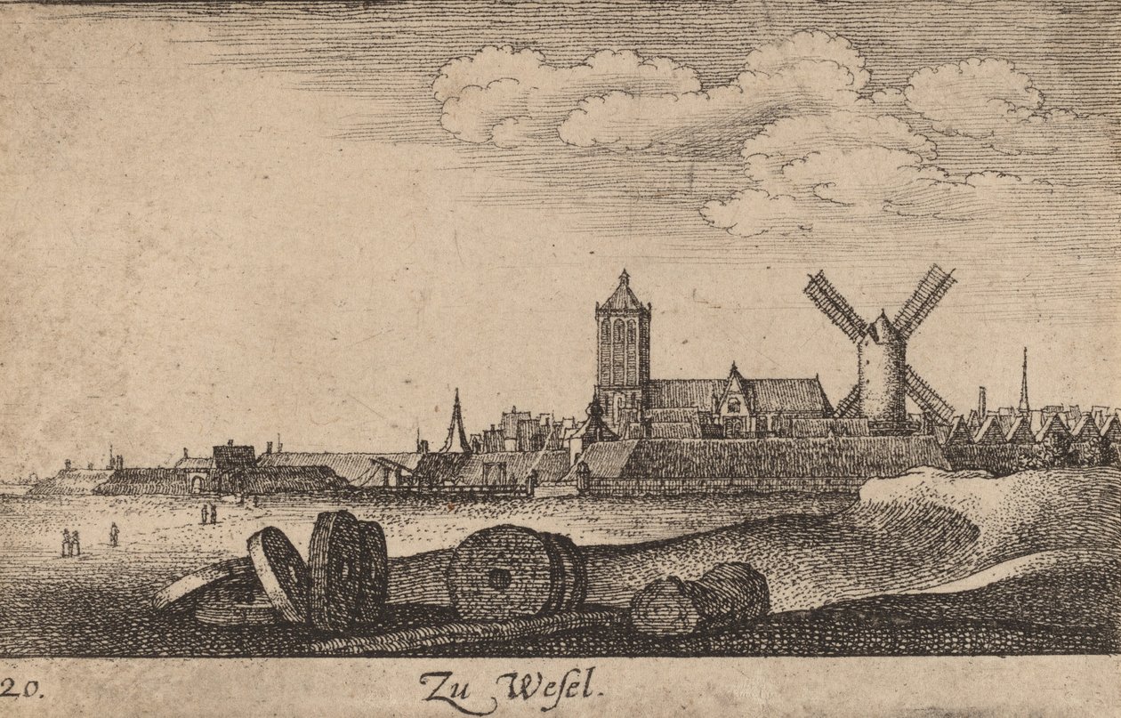 Wesel, 1635. od Wenceslaus Hollar
