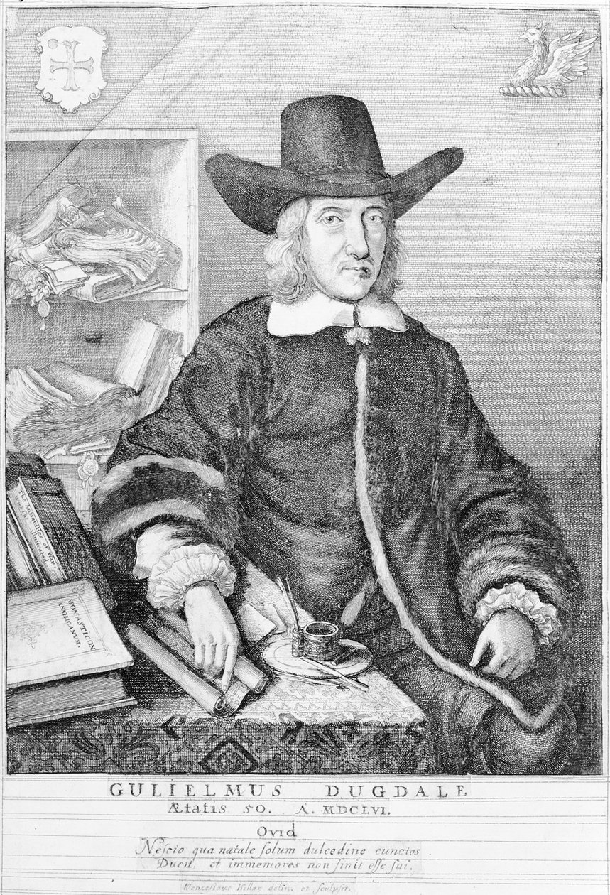 William Dugdale, 1656 od Wenceslaus Hollar