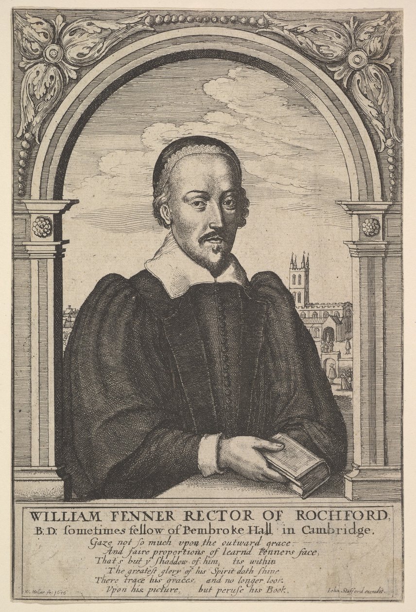 William Fenner, rektor Rochford, 1656. od Wenceslaus Hollar
