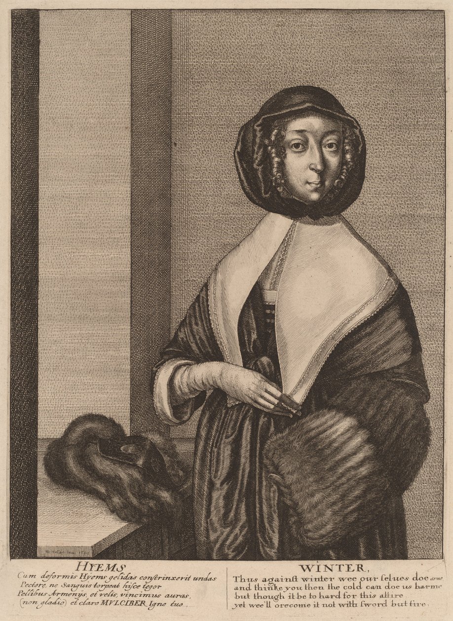 Zima, 1641. od Wenceslaus Hollar