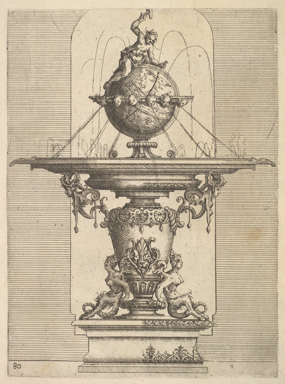 Design for a Fountain, deska 80 z Dietterlin