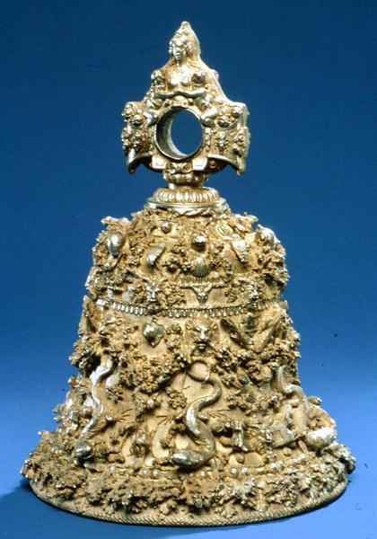 Ruční zvonek, cca 1555 (zlato a stříbro) od Wenzel I Jamnitzer