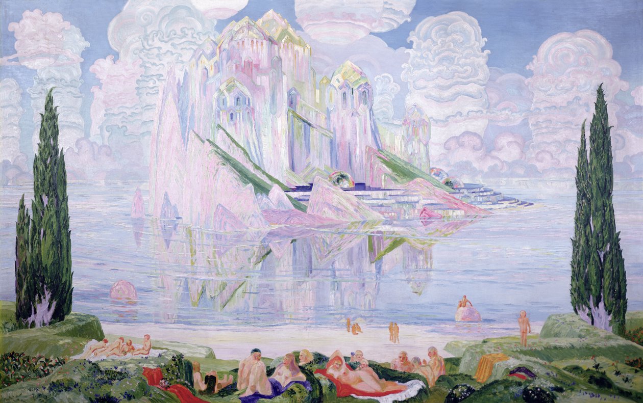 Wonder of the Sea, 1917 od Wenzel Hablik