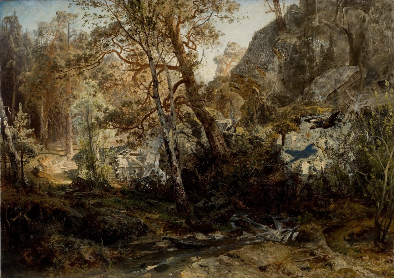 Finská lesní krajina od Werner Holmberg