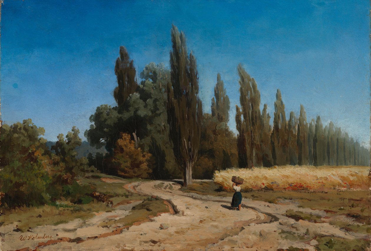 Topolová alej od Werner Holmberg