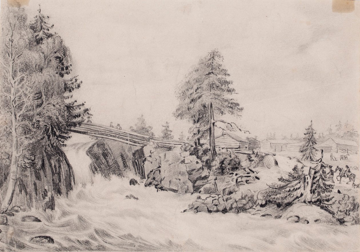 Říční peřeje od Werner Holmberg