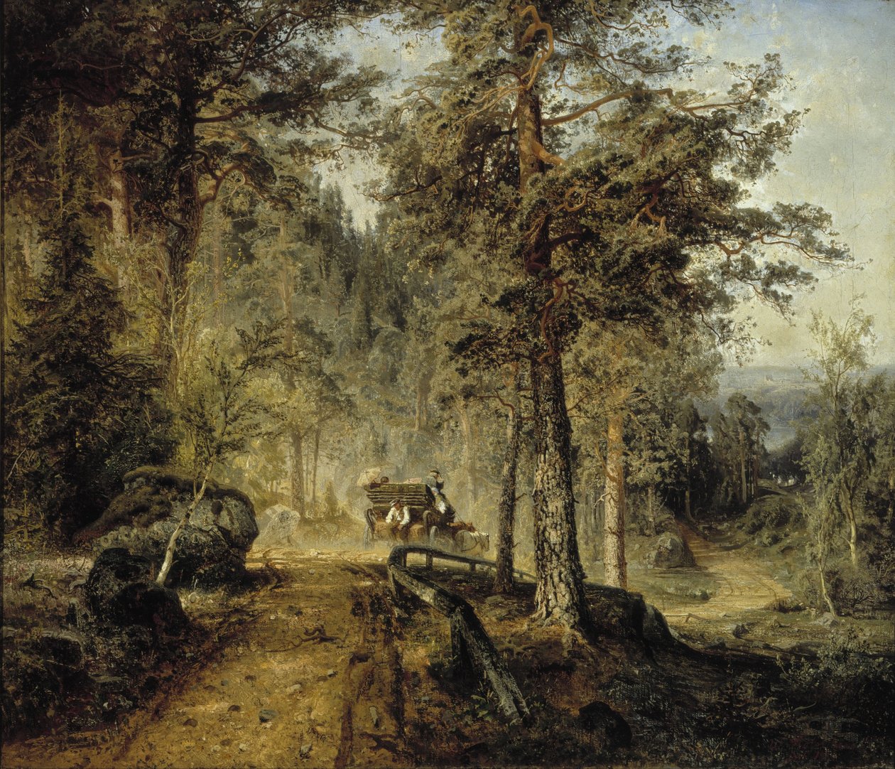Road in Häme (A Hot Summer Day) od Werner Holmberg