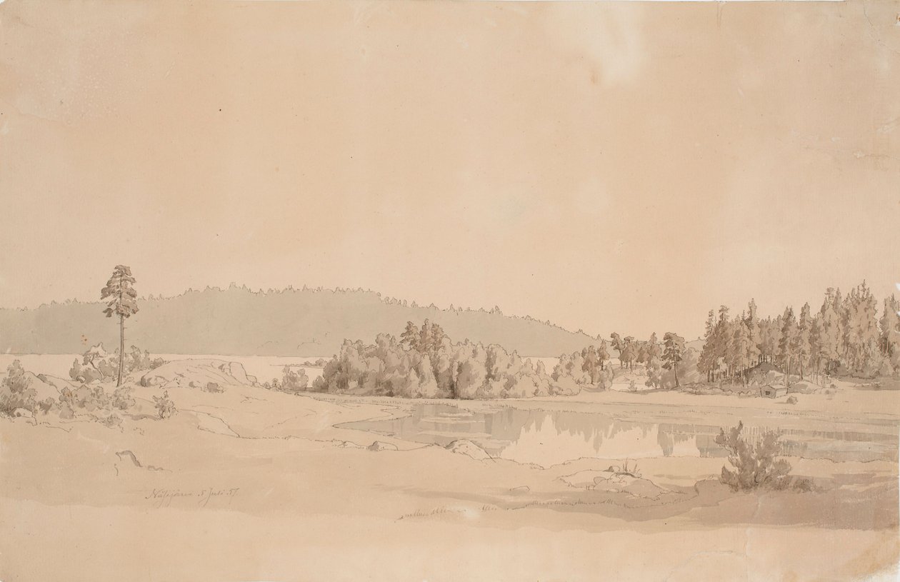 Zátoka Näsijärvi od Werner Holmberg