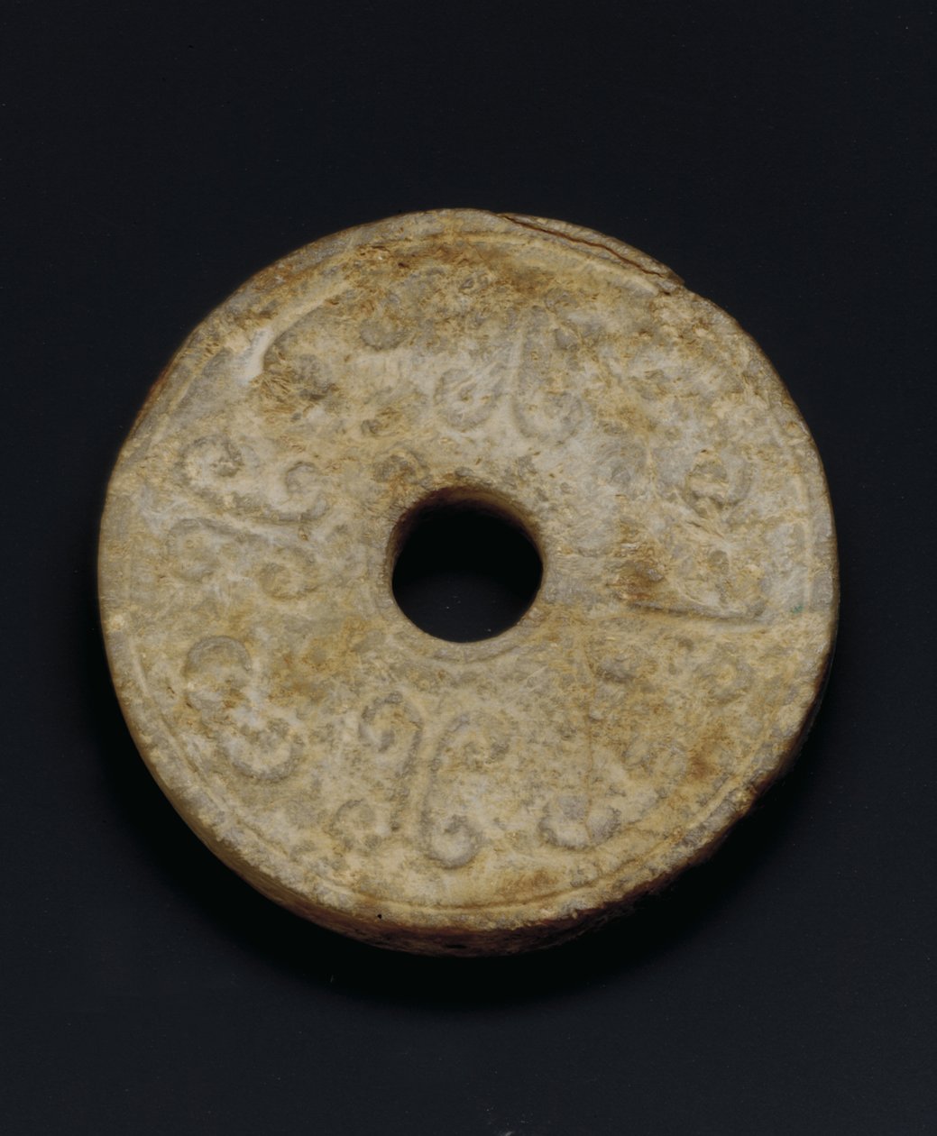 Disk (hadovitý) od Western Han Dynasty Chinese School