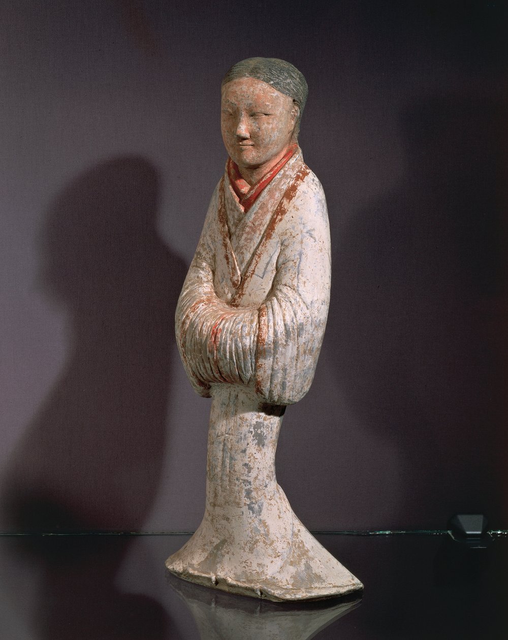 Dáma ve stoje (terakota) od Western Han Dynasty Chinese School
