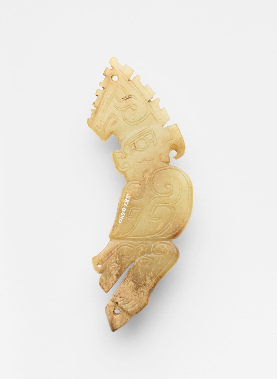 Finále v podobě ptáka, kolem 1300-1050 před naším letopočtem od Western Zhou Dynasty Chinese School