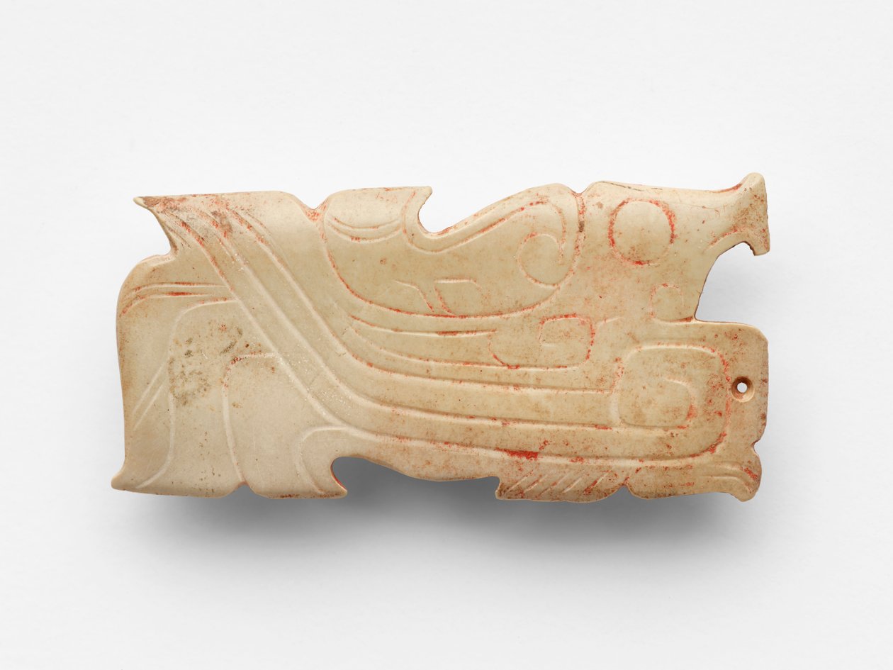 Přívěsek v podobě ptáka, kolem 1050-950 před naším letopočtem od Western Zhou Dynasty Chinese School