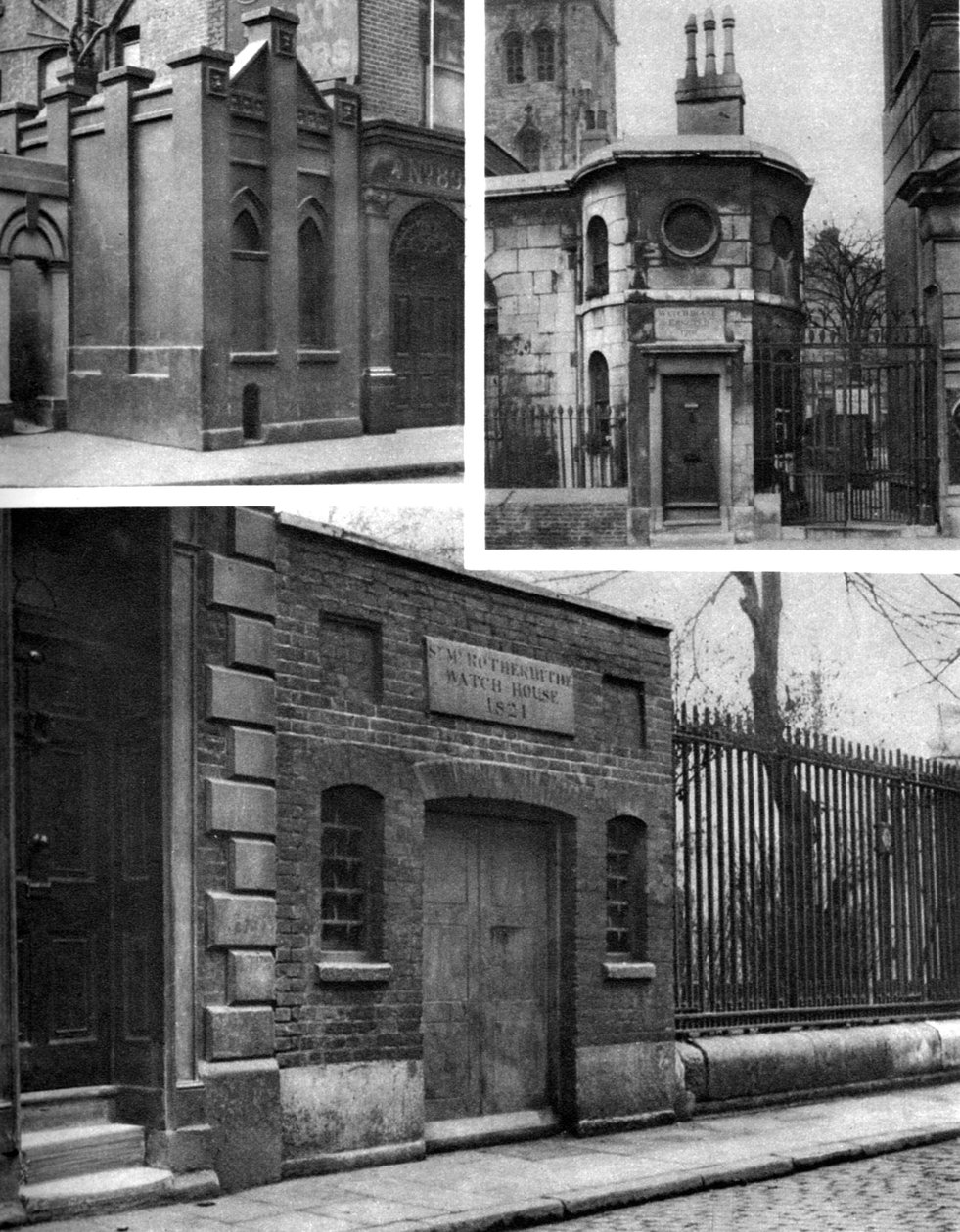 Tři hřbitovní strážní domy, Londýn, 1926-1927 od Whiffin