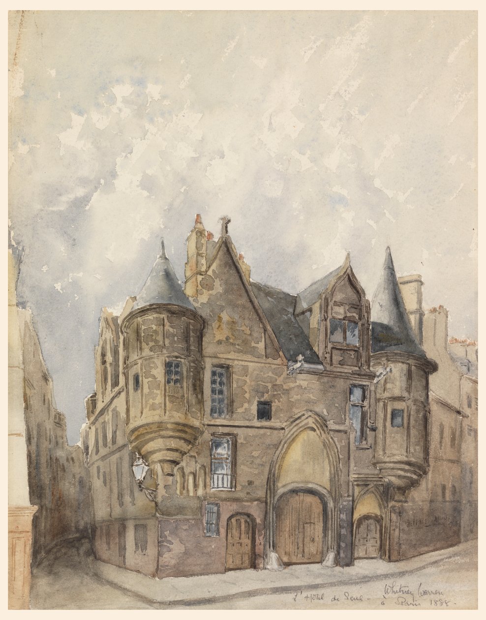 Hotel de Sens, Paříž od Whitney Warren Jr.