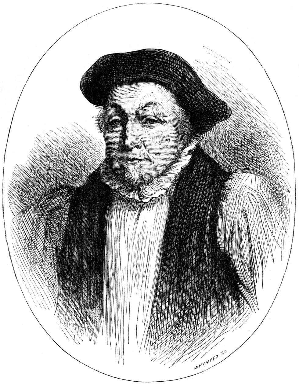 William Laud, arcibiskup z Canterbury ze 17. století, c1880. od Whymper