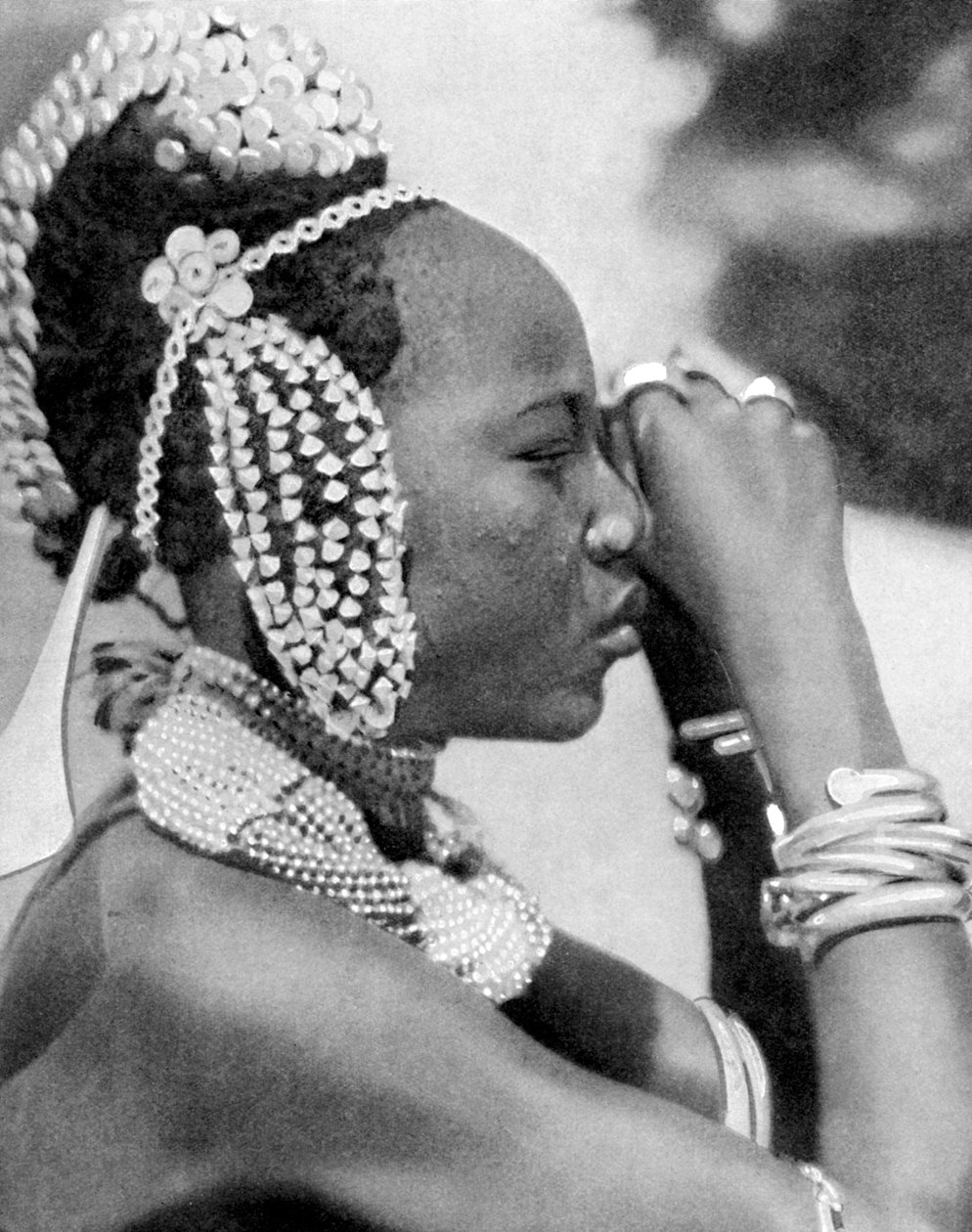 Nigerijská dívka, 1936 od Wide World Photos