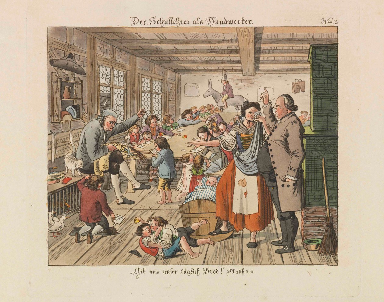 Učitel jako řemeslník, 1825. od Wiessner