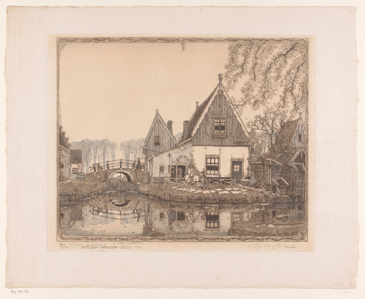 Pěkný zámek (původní název na objektu) od Wijnand Otto Jan Nieuwenkamp (signed by artist)