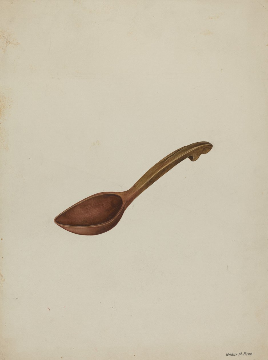Oválná vařečka, c. 1937. od Wilbur M Rice