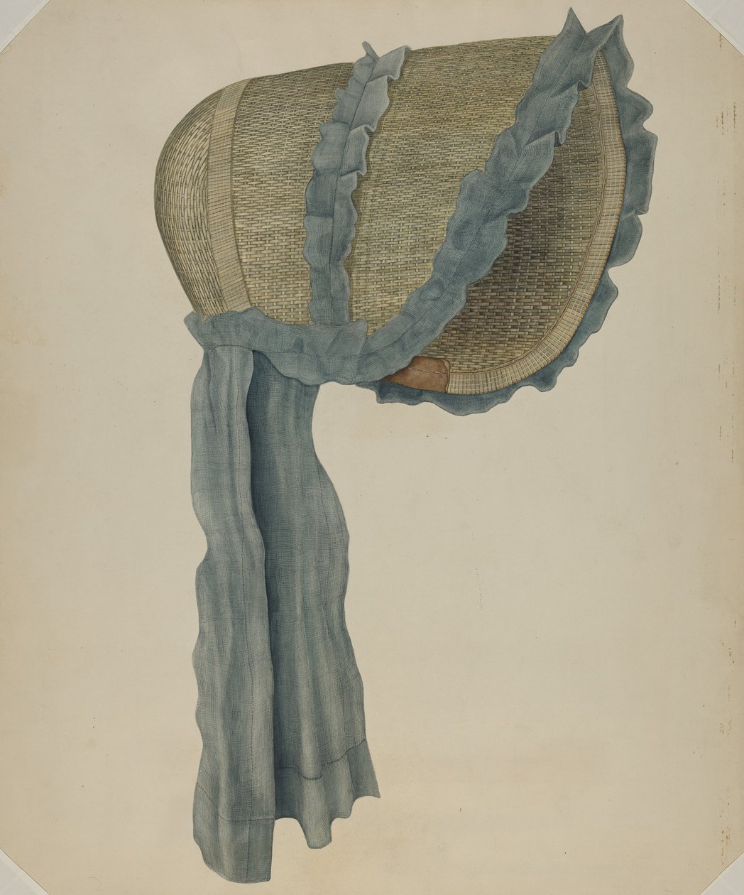 Shaker Bonnet, c. 1938. od Wilbur M Rice