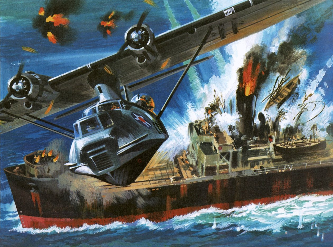 Konsolidovaný letoun PBY Catalina od Wilf (20th century) Hardy
